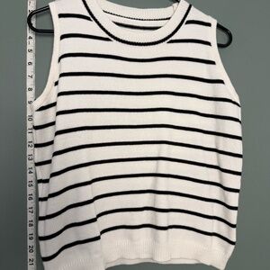 Casual Classic Striped Knitted Vest